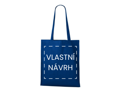 Plátěná taška modrá