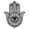 zhillz The Hamsa hand symbol with an eye depicted in an intrica 9c8d55f5 9150 454d 809c 9869532cc159