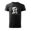 Pánské černé tričko Joker