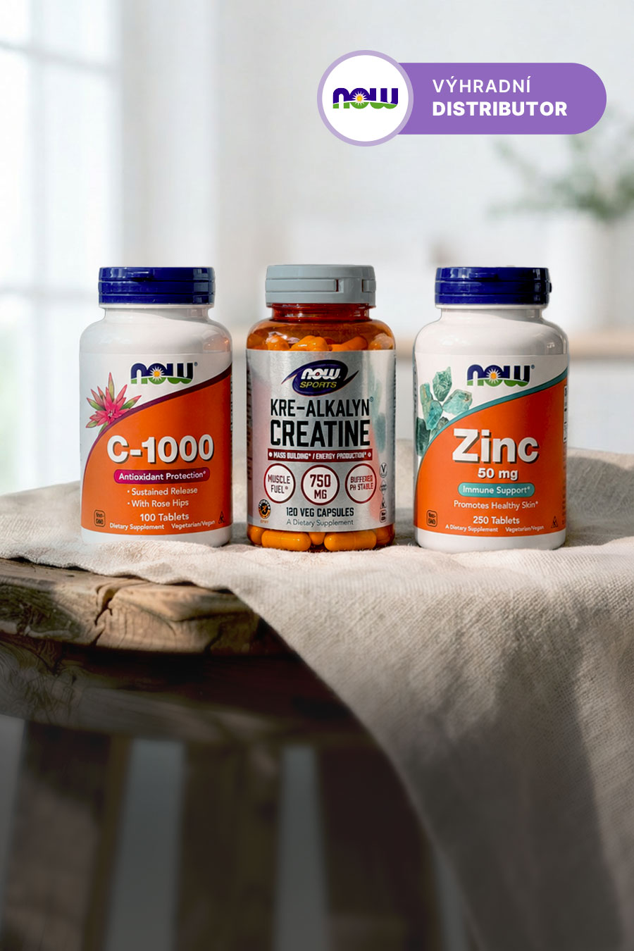 Jsme výhradní distributor značky NOW Foods