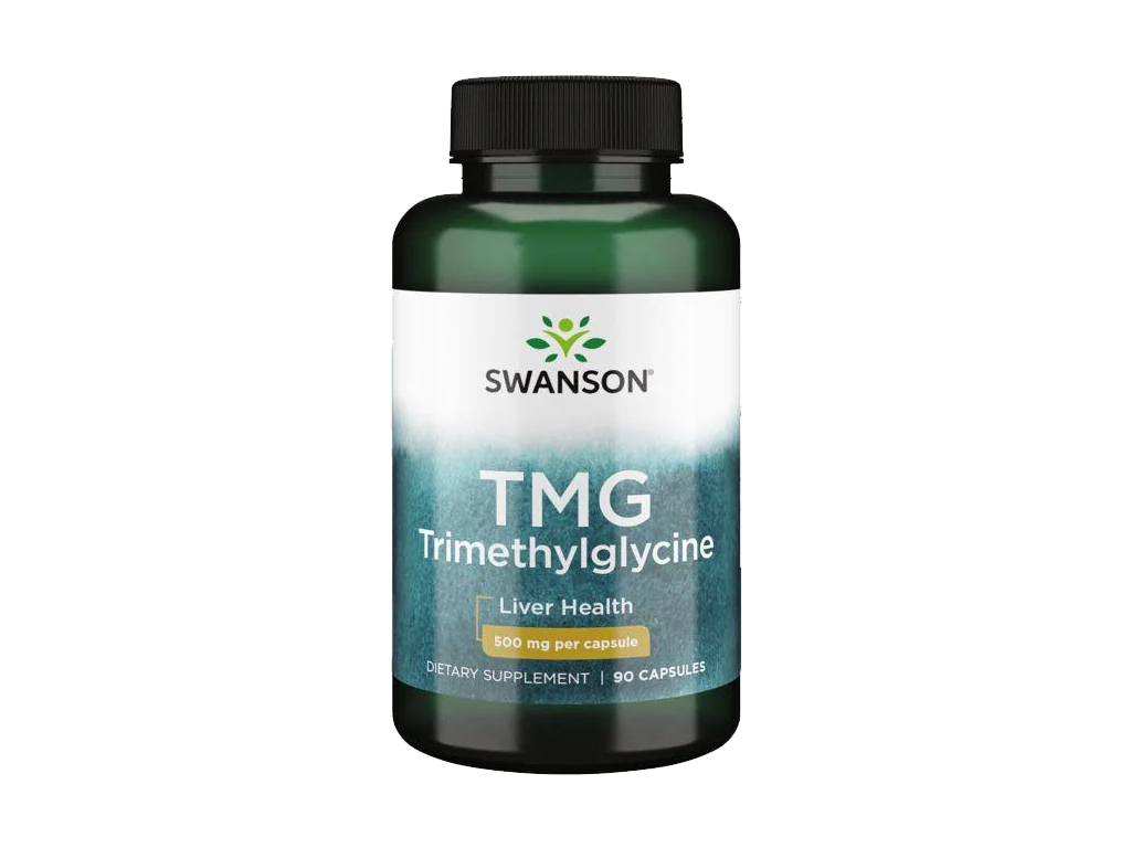 Swanson TMG (Trimethylglycin), 500 mg, 90 kapslí