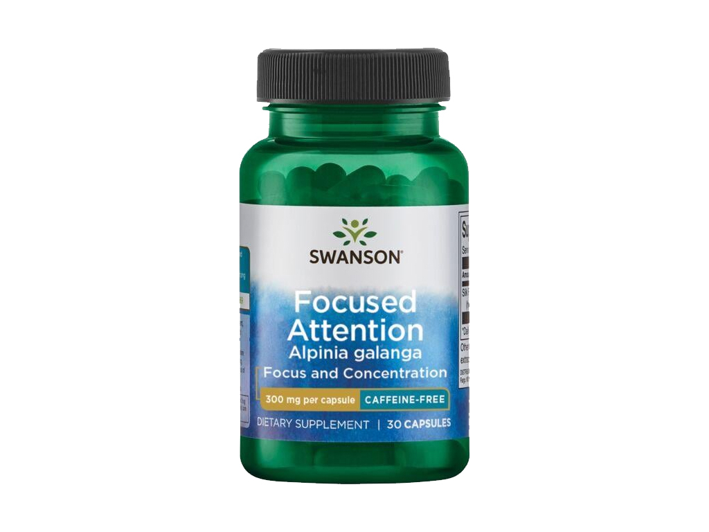 Swanson Focused Attention Alpinia Galanga, 300 mg, 30 kapslí 2