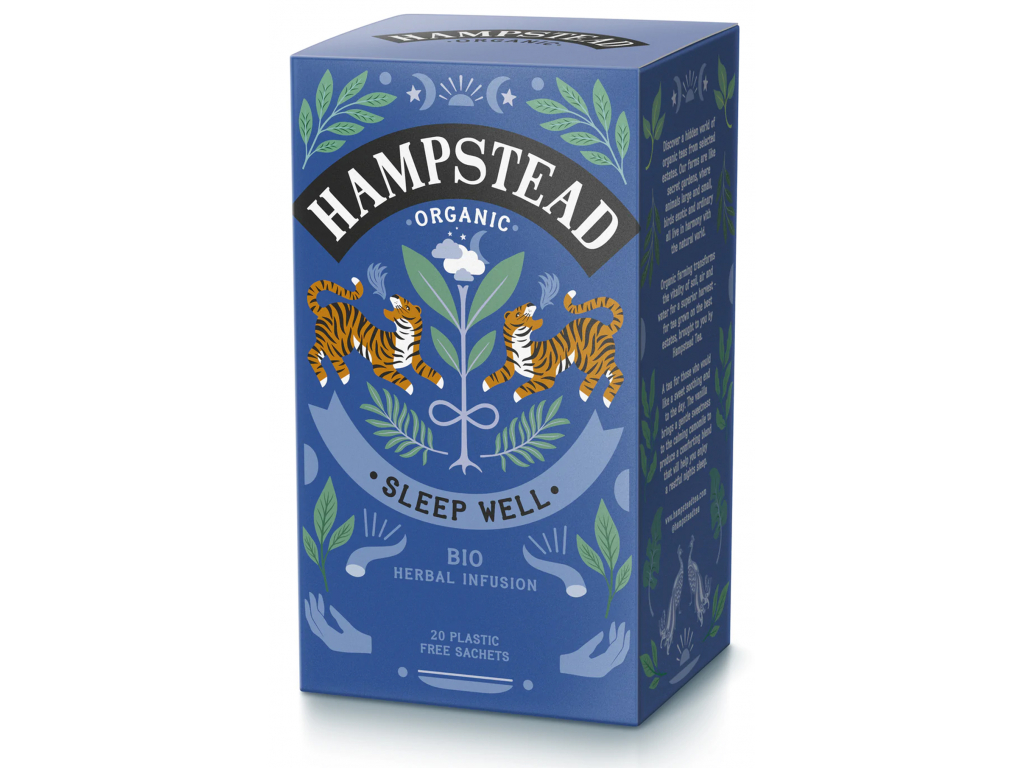 Hampstead BIO Bylinný čaj na dobrou noc, 20 sáčků 1