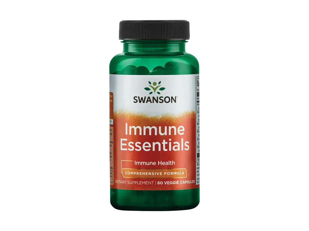 Swanson Immune Essentials, 60 rostlinných kapslí