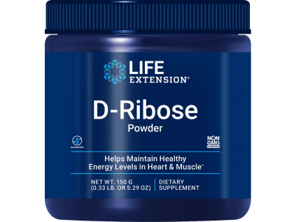 Life Extension D Ribose Powder, D Ribóza v prášku, 150 g