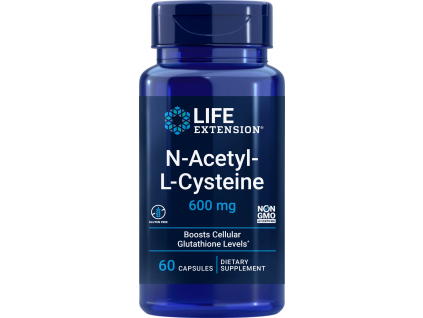 Life Extension N Acetyl L Cysteine (NAC), 600 mg, 60 kapslí