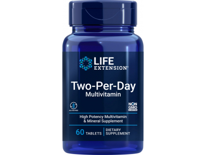 Life Extension Two Per Day Multivitamin, 60 kapslí
