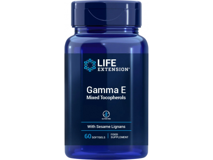 Life Extension Gamma E Mixed Tocopherols, 60 softgel kapslí 1