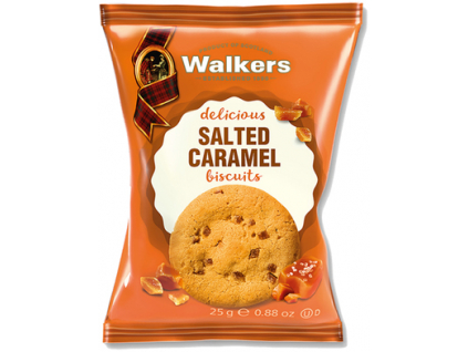 Walkers Sušenky Se slaným karamelem, 25 g