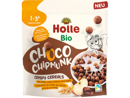 Holle BIO křupavé cereální kuličky kakaové, 125 g