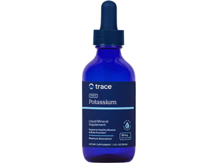 Trace Minerals Liquid Ionic Potassium, Tekutý draslík, 99 mg, 59 ml