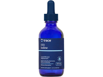 Trace Minerals Liquid Ionic Iodine, Tekutý jód, 225 mcg, 59 ml