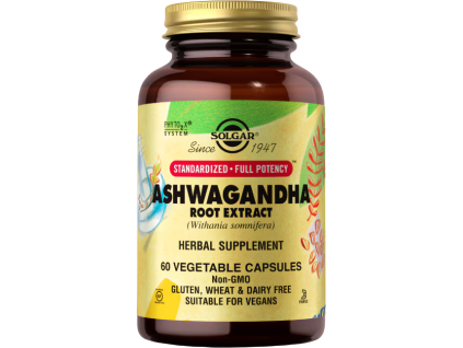 Solgar Ashwagandha Root Extract, 60 rostlinných kapslí