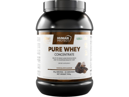 Human Protect Pure Whey Protein, Čokoláda 23%, 900 g
