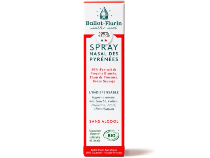 Ballot Flurin Pyrenejský izotonický sprej do nosu bez alkoholu, 15 ml