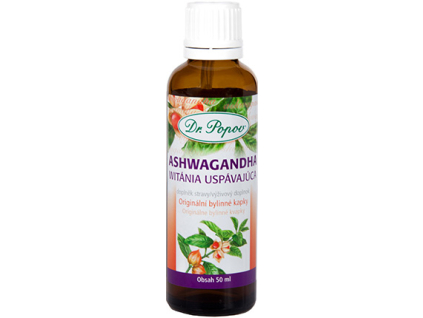 Dr. Popov Ashwagandha, Bylinné kapky, 50 ml