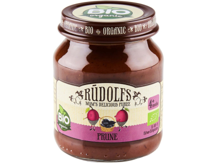 Rudolfs BIO Příkrm Sušená švestka, 120 g
