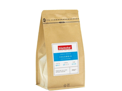 Trismoka Caffe Colombia, zrnková káva, 100% arabica, 250 g 1