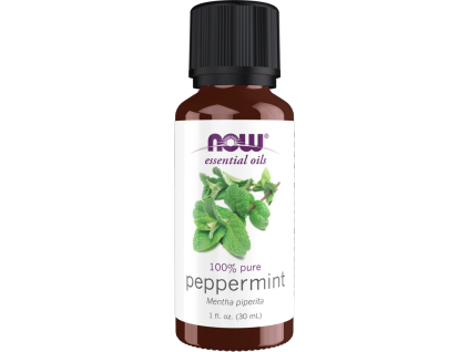 NOW FOODS Esenciální olej, Máta peprná, 30 ml