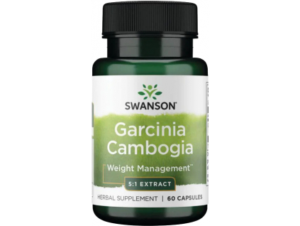 Swanson Garcinia Cambogia (5 1 extrakt), 80 mg, 60 kapslí kopie