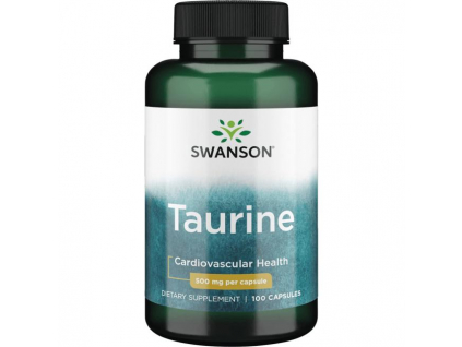 Swanson Taurine 500 mg, 100 kapslí