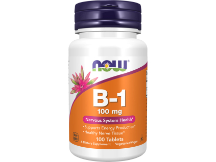 NOW FOODS Vitamin B 1, 100 mg, 100 tablet
