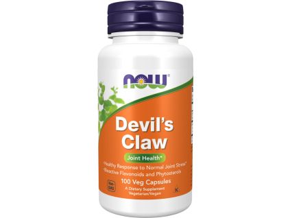 NOW FOODS Devil's Claw Root Extract, Ďáblův dráp, 83 mg, 100 rostlinných kapslí