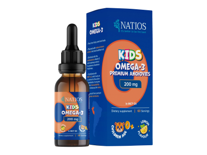 NATIOS Omega 3 KIDS, kapkyv MCT oleji, 30 ml