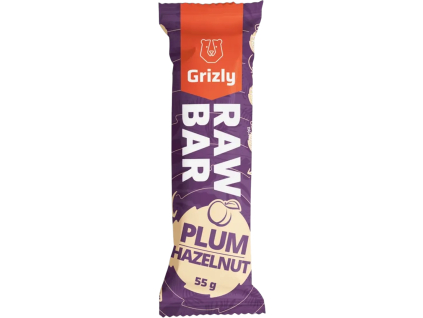 GRIZLY RAW Bar Švestka, 55 g