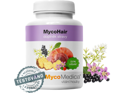 MycoMedica MycoHair, 90 rostlinných kapslí