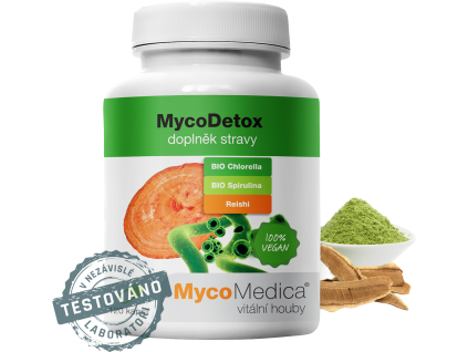MycoMedica MycoDetox, 120 rostlinných kapslí