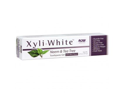 NOW SOLUTIONS XyliWhite Zubní Pasta Neem & Tea Tree, 181 g 1