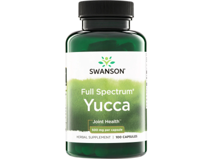 Swanson Yucca, 500 mg, 100 kapslí