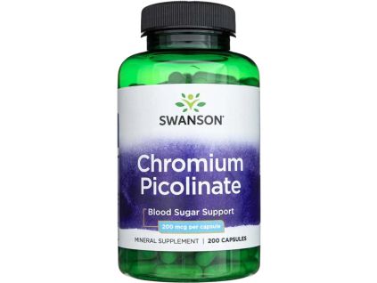 Swanson Chromium Picolinate, 200 mcg, 200 kapslí