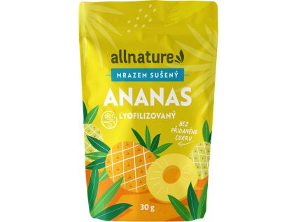 Allnature Ananas sušený mrazem, 30 g