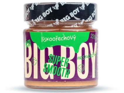 BIG BOY Lískoořechový krém super smooth, 220 g