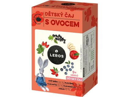 LEROS Dětský čaj s ovocem, 20 x 2 g
