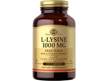 Solgar L lysin, 1000 mg, 100 tablet