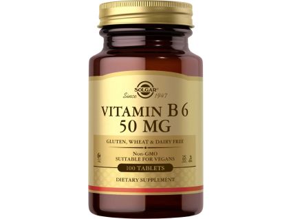Solgar Vitamin B6, 50 mg, 100 tablet