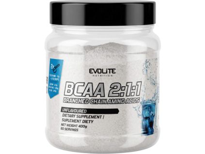 Evolite BCAA 2 1 1, Neochucené, 400 g