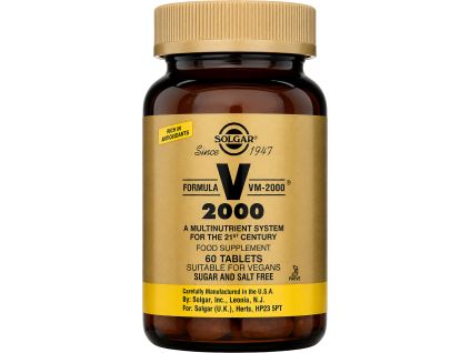 Solgar Formula VM 2000, Multivitamín & Multiminerál, 60 tablet