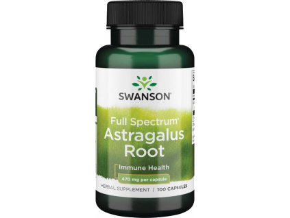 Swanson Astragalus Root, 470 mg, 100 kapslí