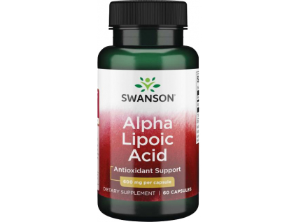 Swanson Alpha Lipoic Acid, 600 mg, 60 kapslí