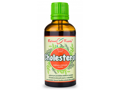 Cholesterol bylinné kapky (tinktura) 50 ml 1