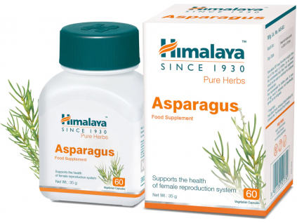 Himalaya Herbals Asparagus (Shatavari) 60 kapslí ovlivňuje reprodukční systém žen a menopauzu 2