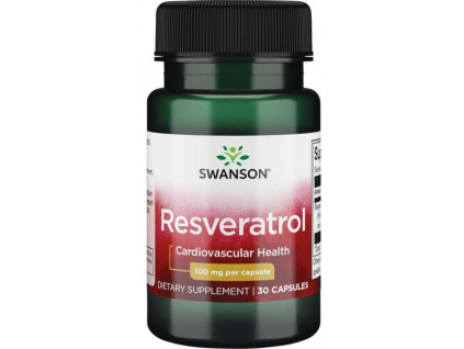 swanson resveratrol 100 mg 30 kapsli
