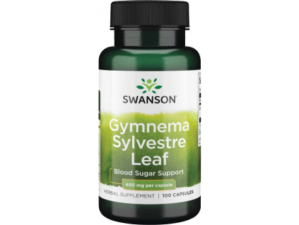 Swanson Gymnema Sylvestre Leaf, 400 mg, 100 kapslí