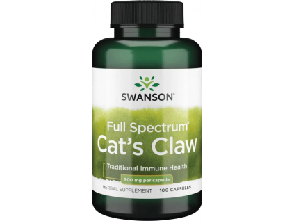 Swanson Cat's Claw, 500 mg, 100 kapslí