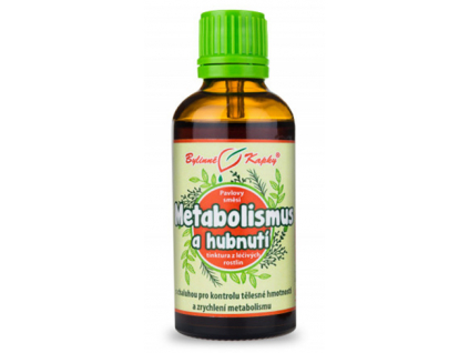 Metabolismus a hubnutí bylinné kapky (tinktura) 50 ml 1