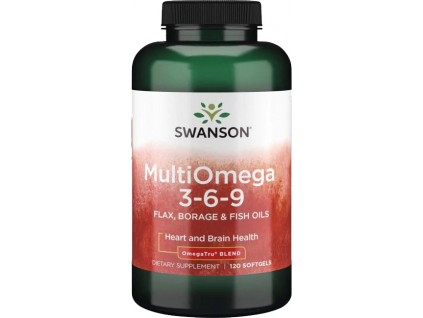 Swanson MultiOmega 3 6 9, 120 softgel kapslí